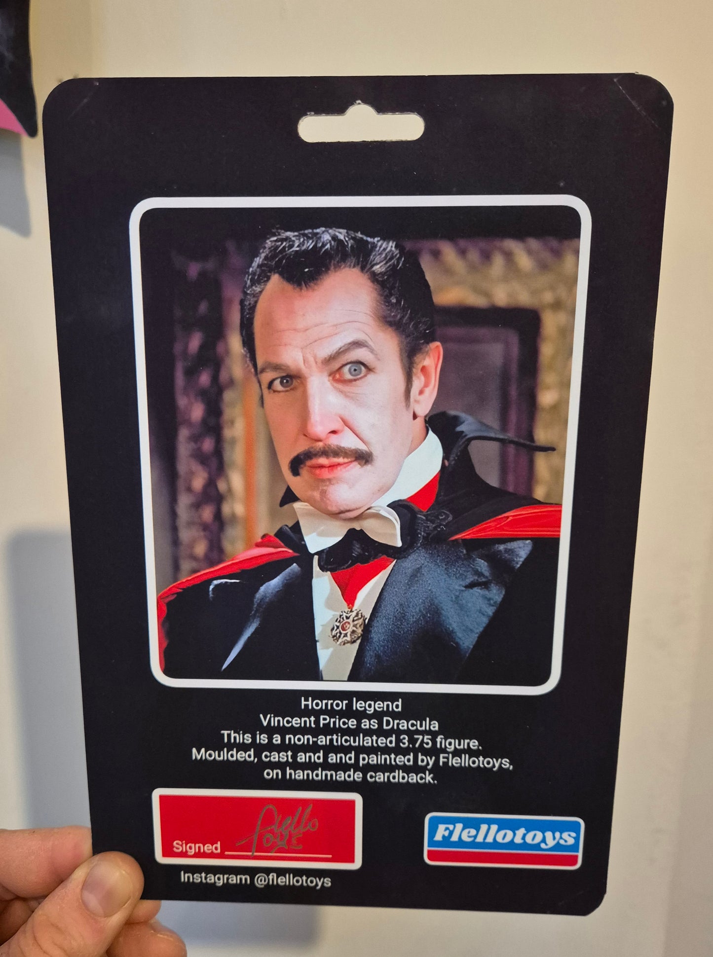 Vintage Price as Dracula bootleg action figure