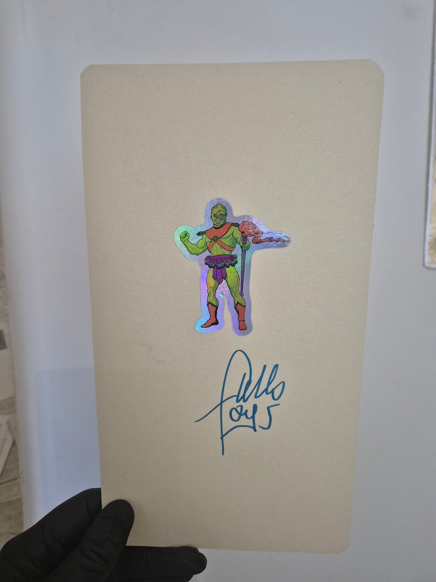 Toxic Skeletor 2.0 Glow in the dark figure #3