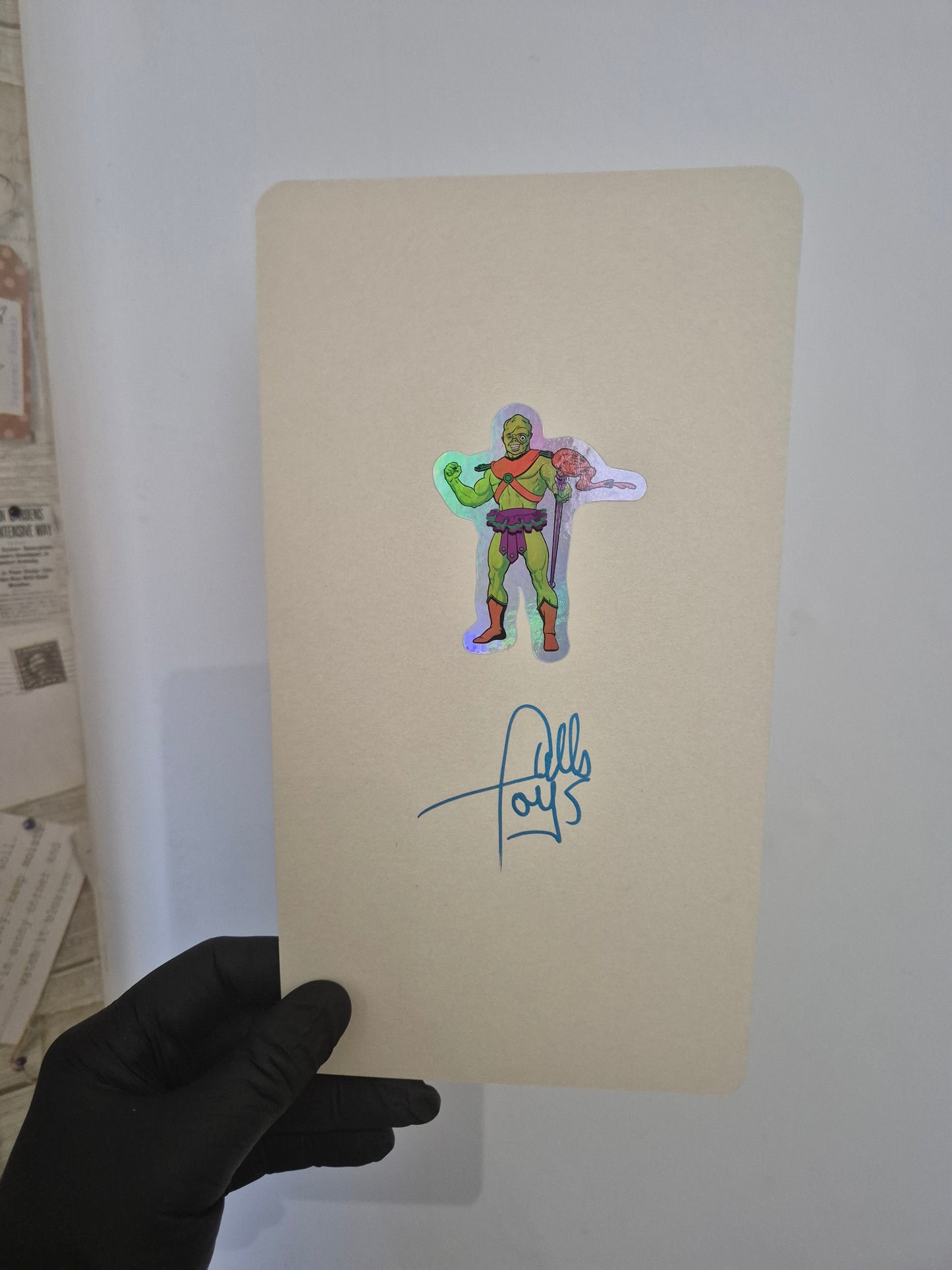 Toxic Skeletor 2.0 Glow in the dark figure #4