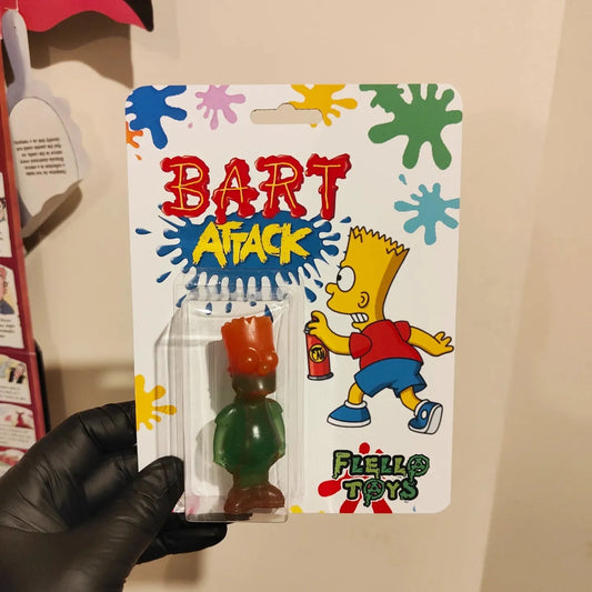 Bart attack Bart Simpson bootleg resin figure